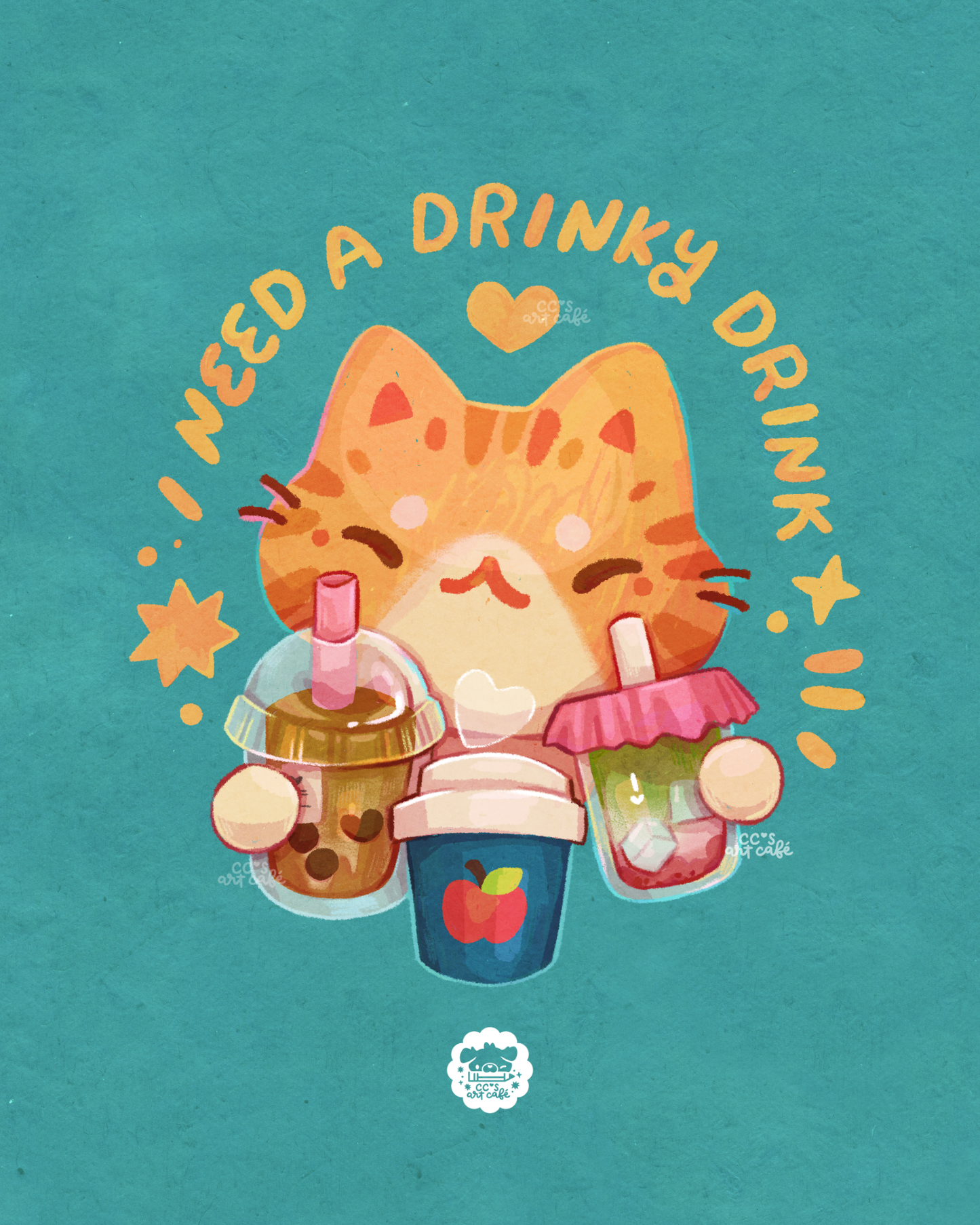 I Need a Drinky Drink Vinyl Sticker
