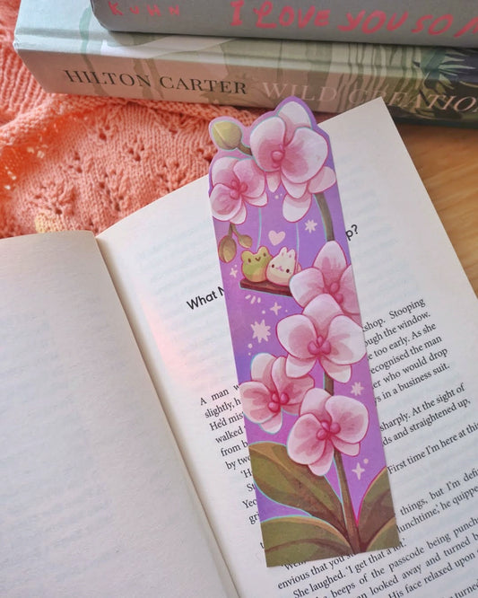 Orchid Lovers Laminated Bookmark
