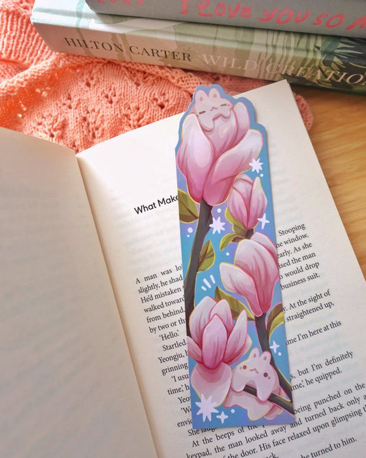 Magnolia Bunnies Laminated Bookmark