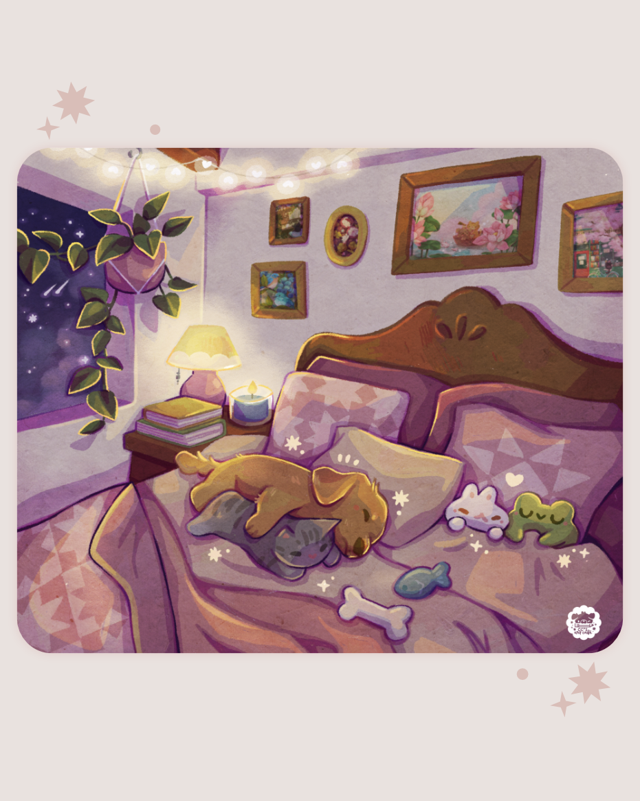 Cozy Bedtime Mousepad