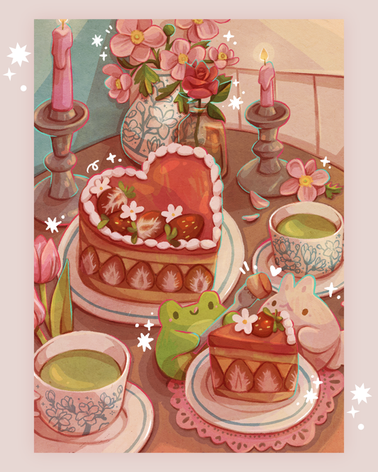 Cake Date Art Print