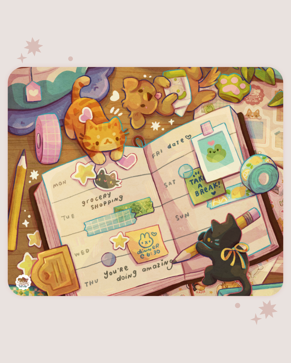 Making Plans Mousepad