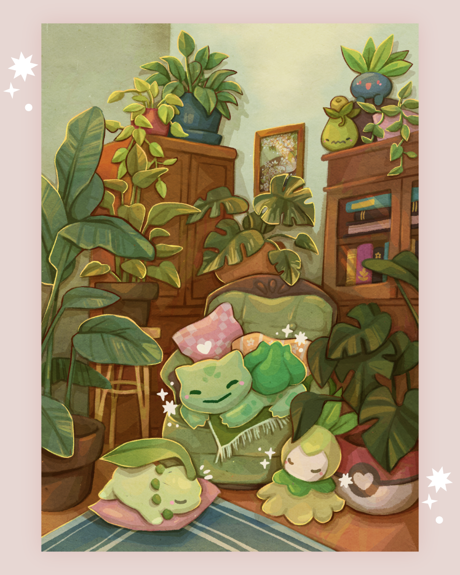 Plant Friends Art Print