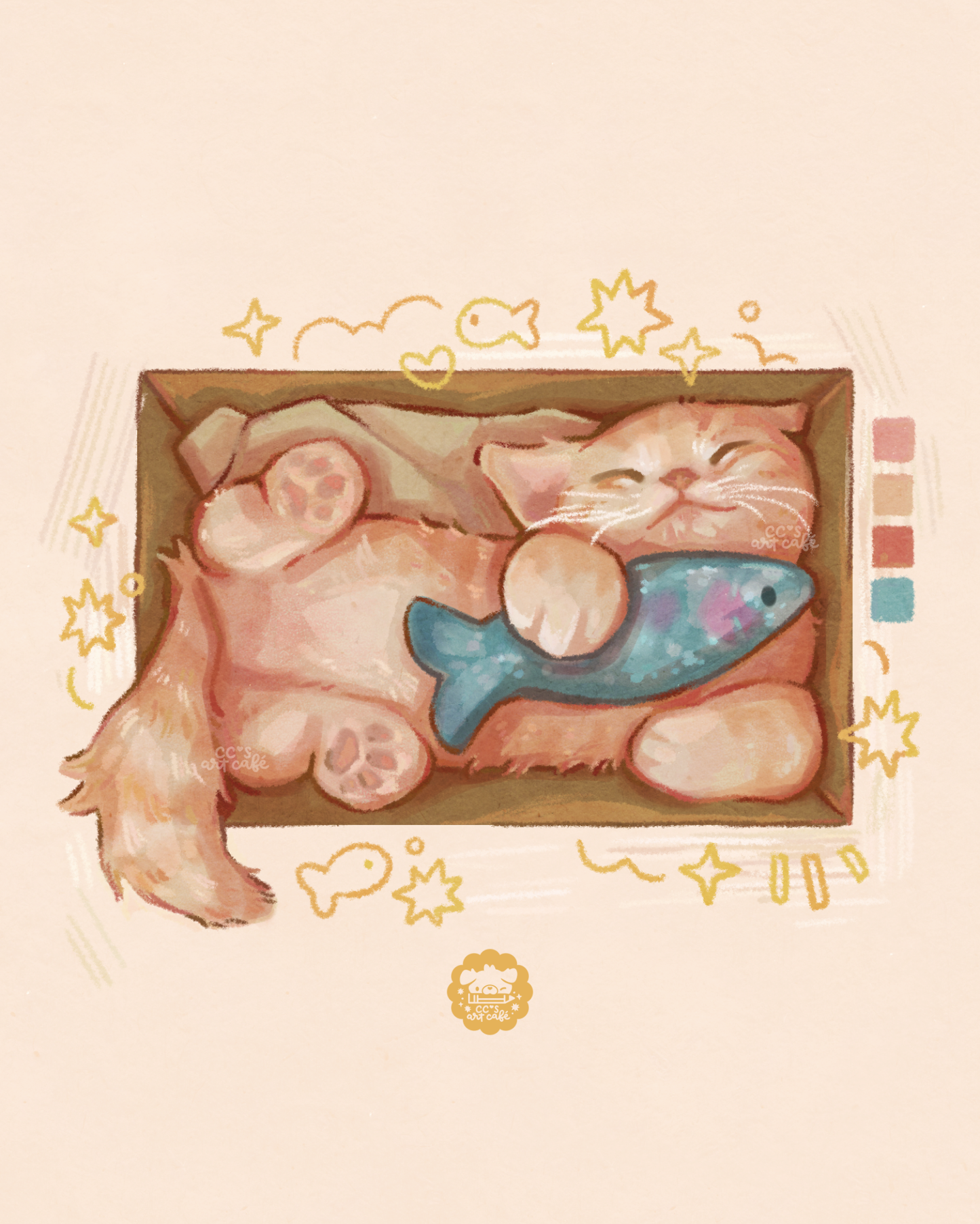 Catnaps Vinyl Sticker