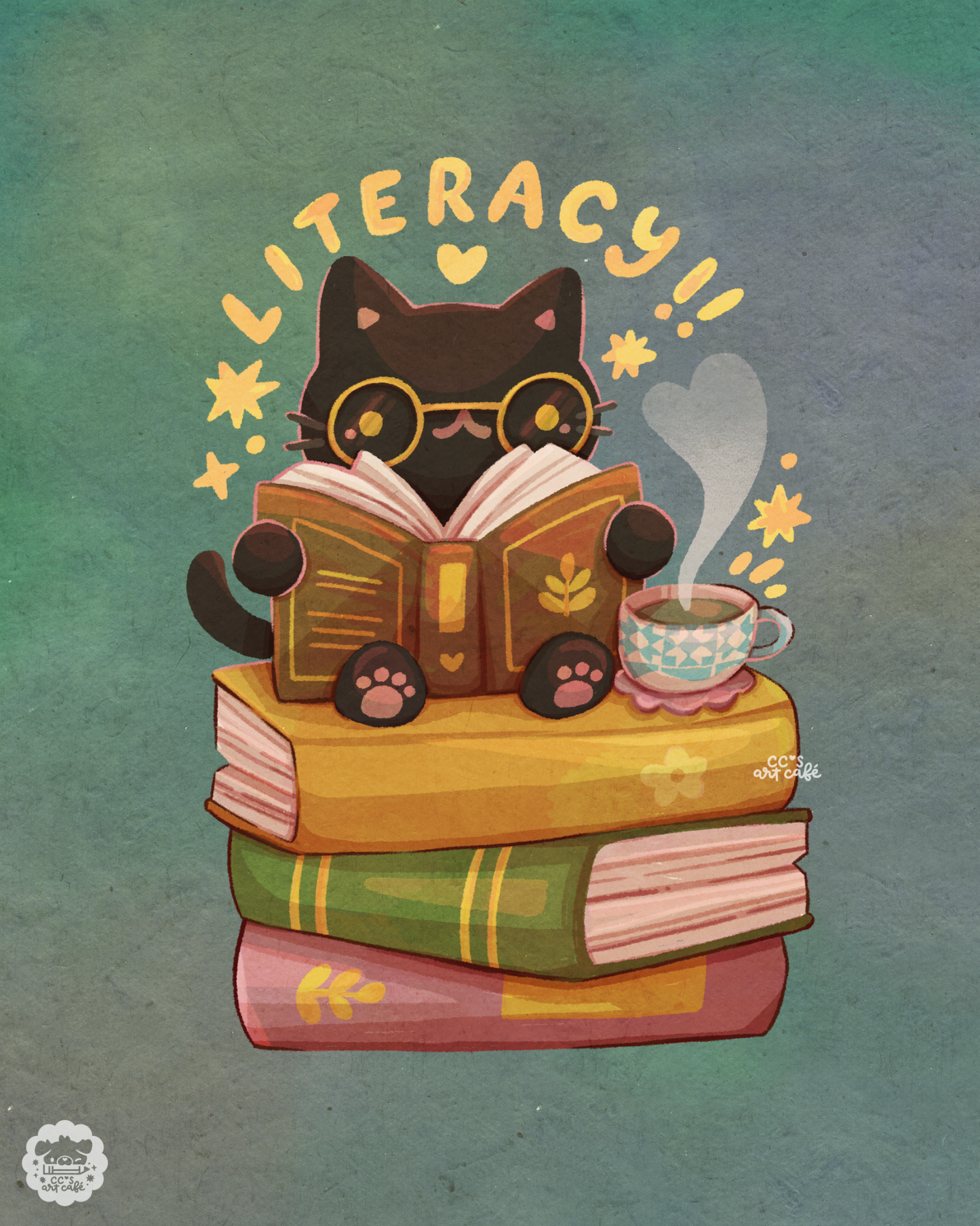 Literacy!! Vinyl Sticker