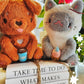 Puppy and Kitty Magnetic Plushie Duo