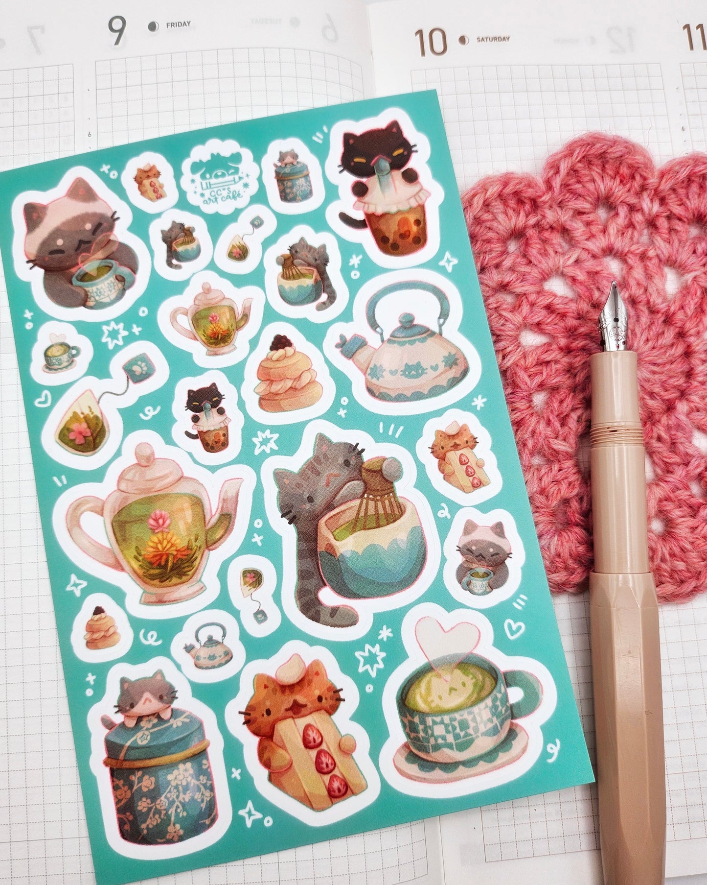 Tea Time Sticker Sheet