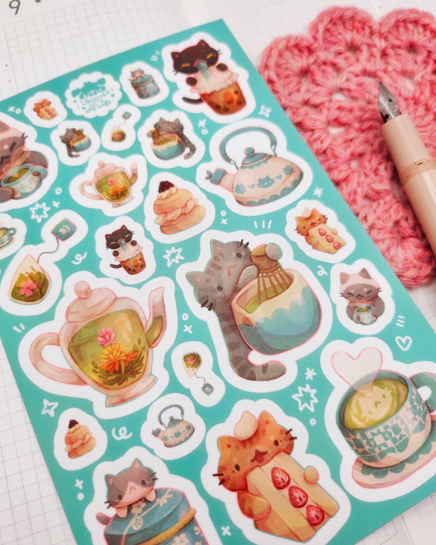 Tea Time Sticker Sheet