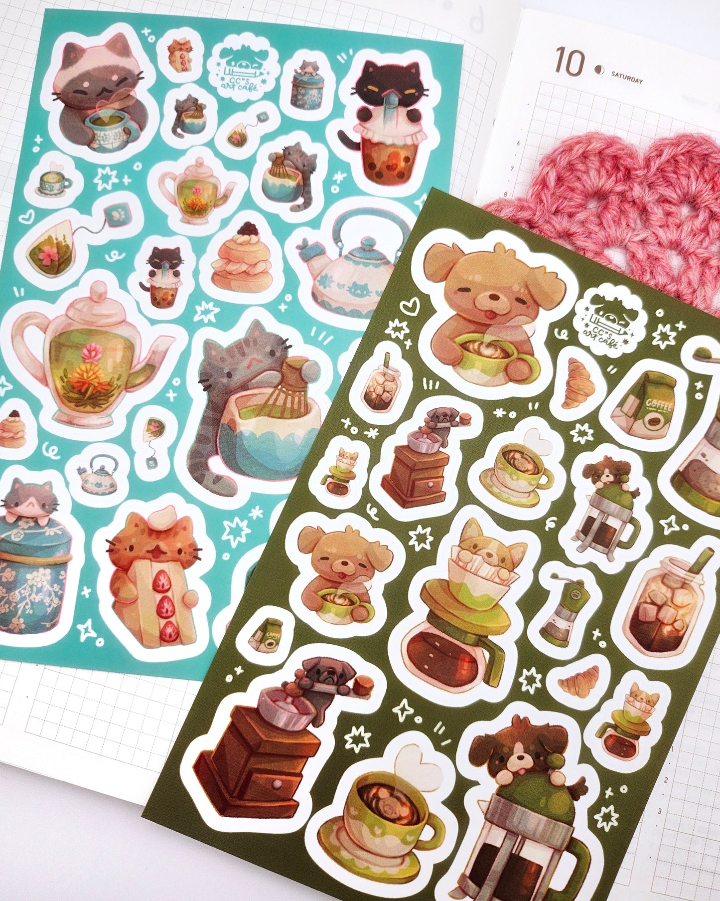 Coffee Time Sticker Sheet