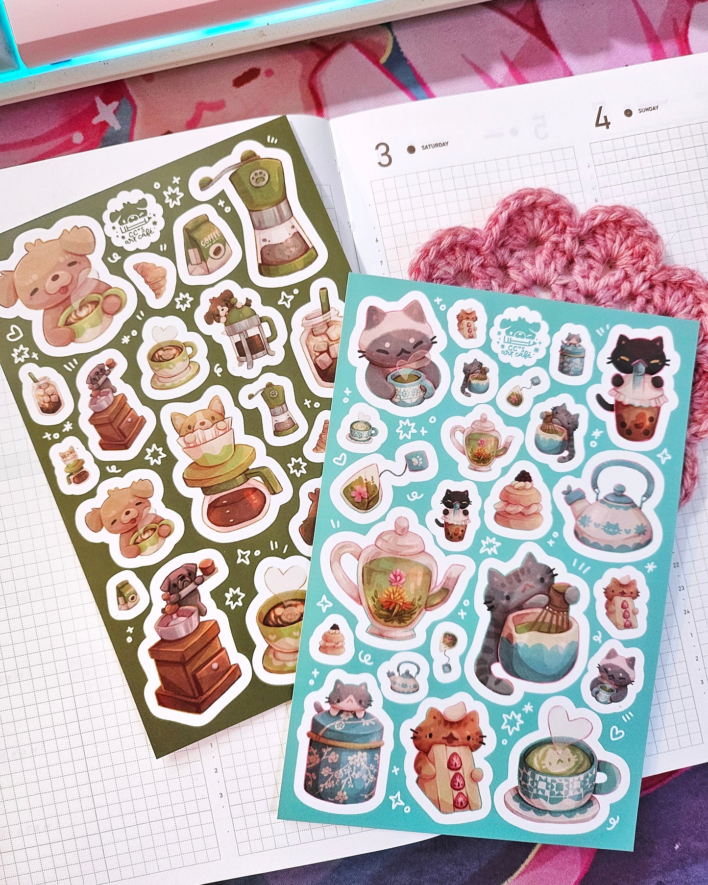 Coffee Time Sticker Sheet