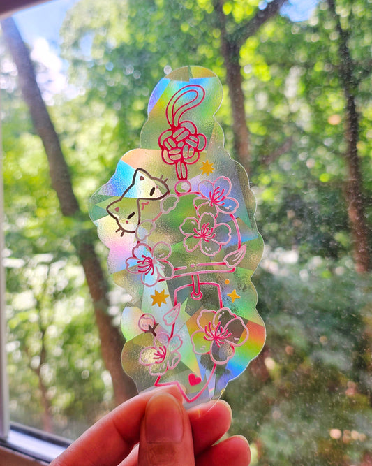 Cherry Blossom Wind Chime Suncatcher