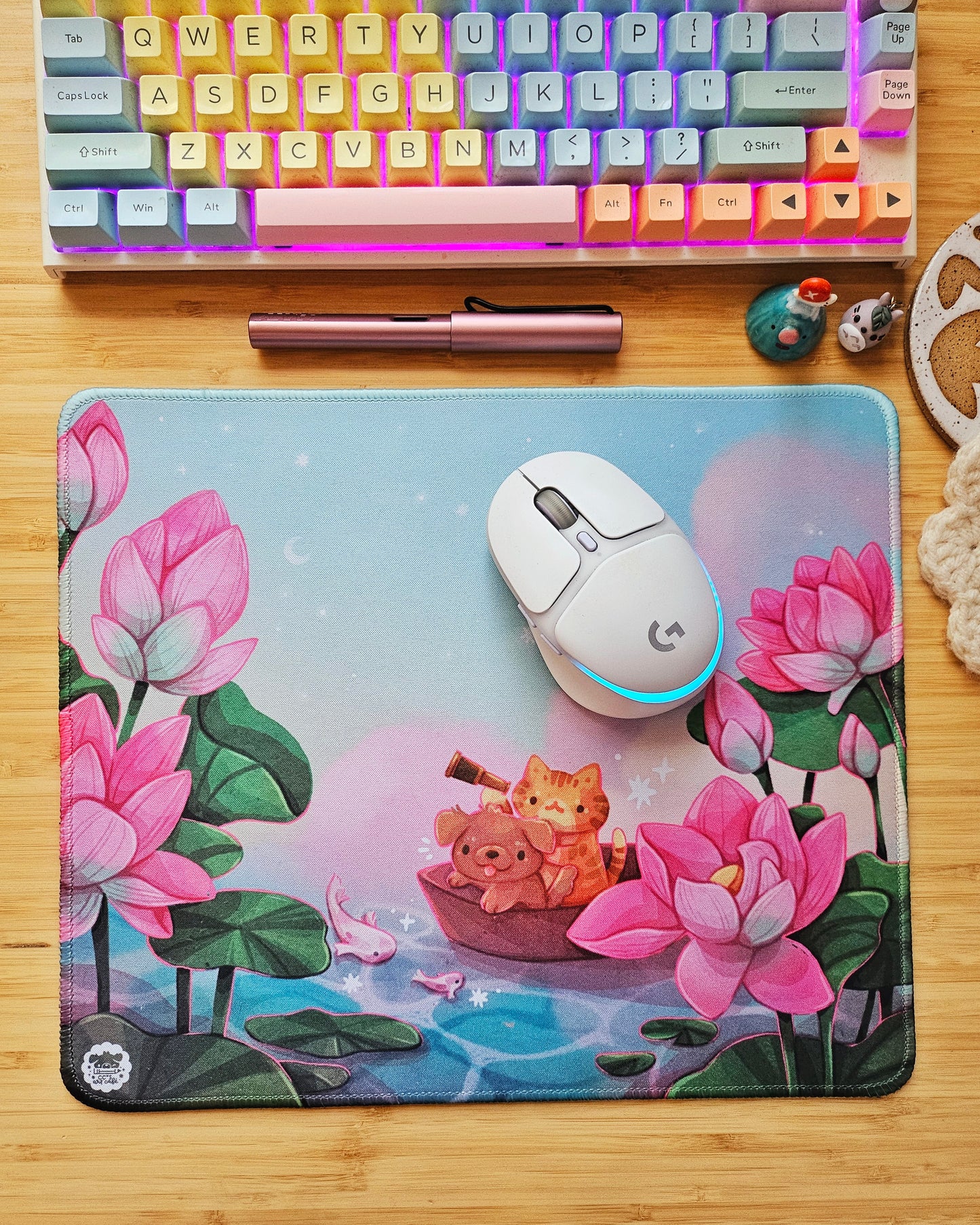 Lotus Pond Mousepad