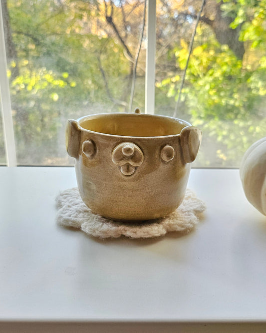 Puppy Handmade Ceramic Cup (B-Grade)