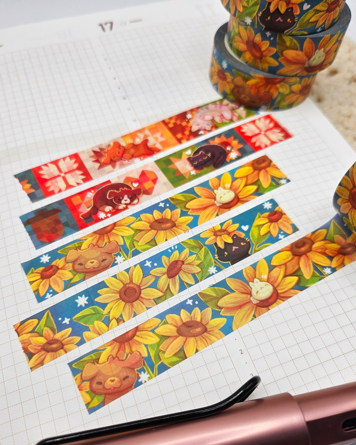 Sunflower Fields Washi Tape