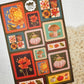 Autumn Stamps Vinyl Sticker Sheet