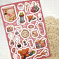 Cozy Fiber Arts Vinyl Sticker Sheet