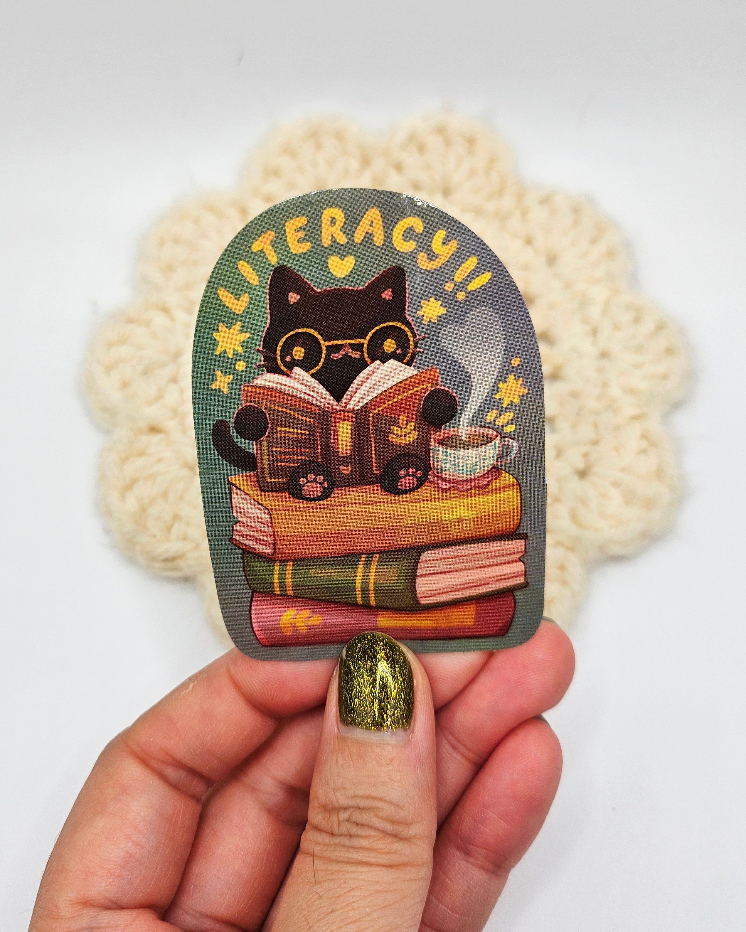 Literacy!! Vinyl Sticker – ccsartcafe