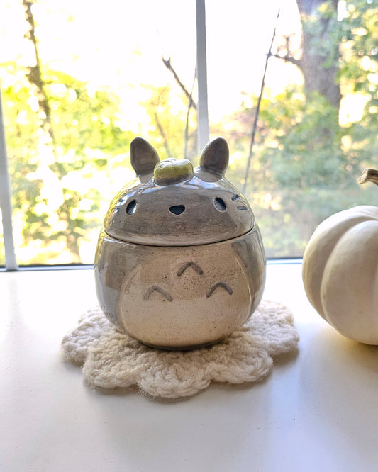 Totoro Handmade Ceramic Jar