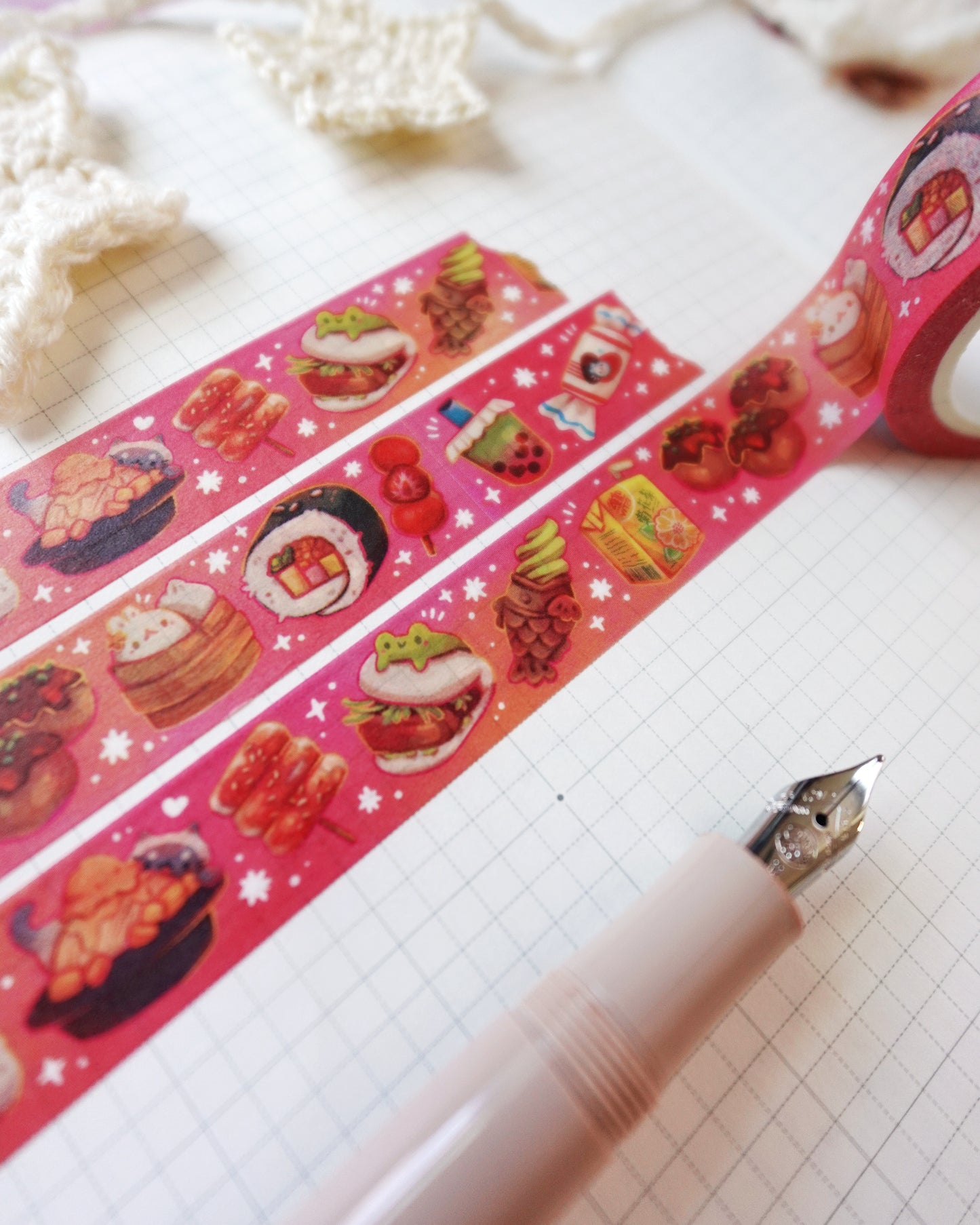 Asian Street Snacks Washi Tape