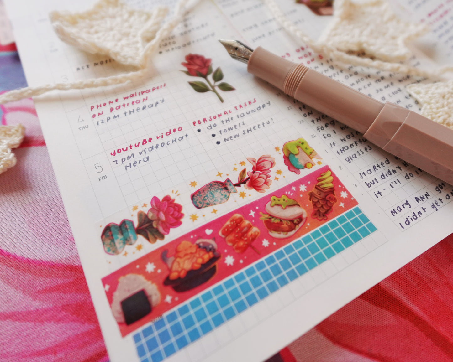 Porcelain Florals Washi Tape