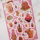 Sakura Desserts Vinyl Sticker Sheet