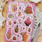 Sakura Desserts Vinyl Sticker Sheet