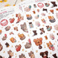 Cleaning Kitty Vinyl Sticker Sheet