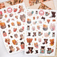 Cleaning Kitty Vinyl Sticker Sheet
