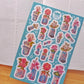 Porcelain Snacks Vinyl Sticker Sheet