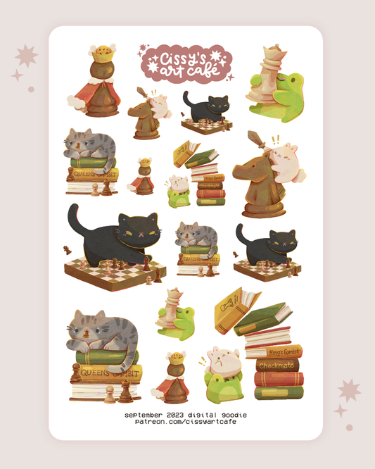 Friendly Competition Sticker Sheet