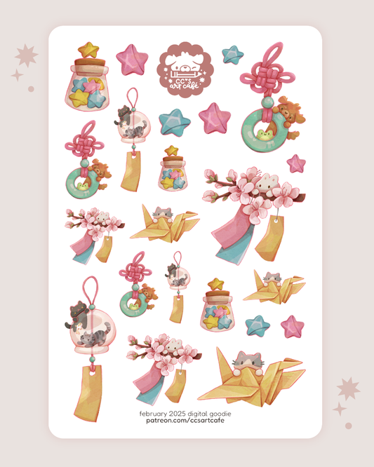 Wishmaking Charms Sticker Sheet