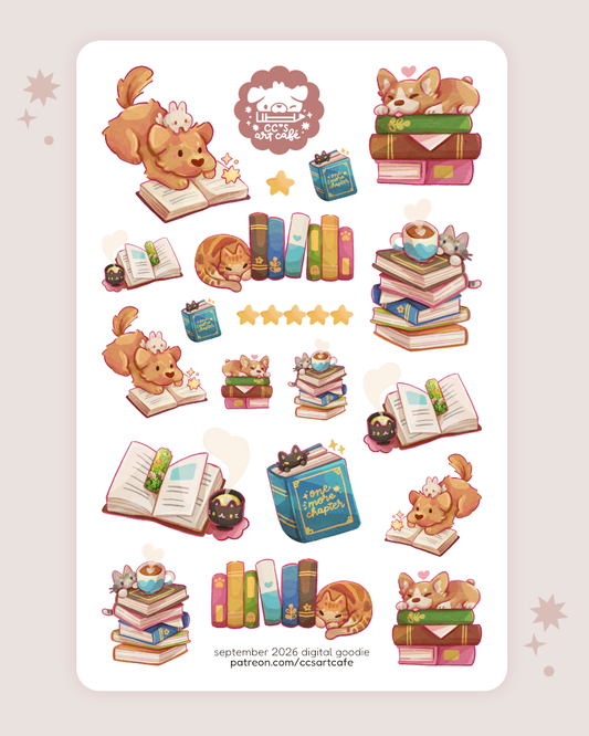Books are Magic Sticker Sheet