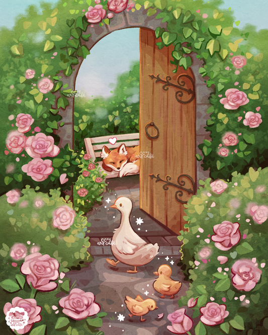 A Secret Garden Art Print