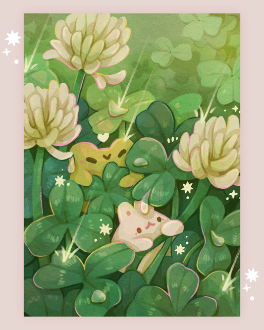 Clover Field Art Print