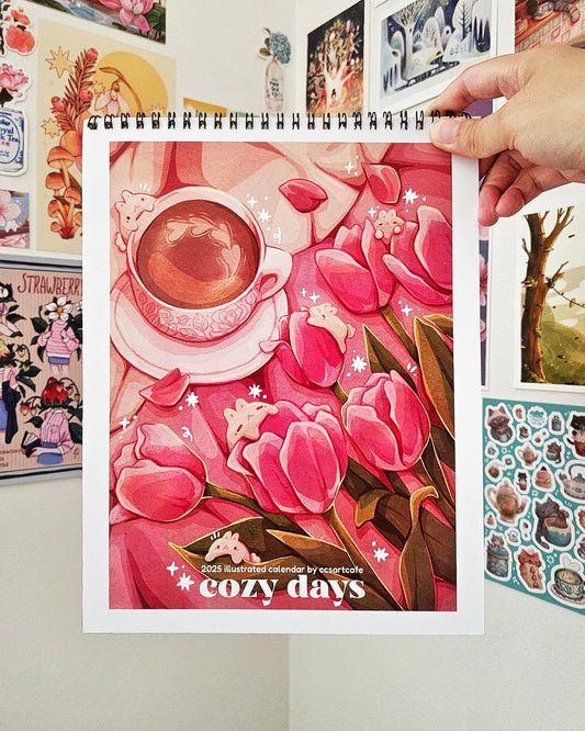 2025 Cozy Days Wall Calendar