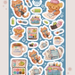 Art Supplies Vinyl Sticker Sheet