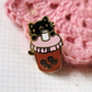Bubble Tea Kitty Enamel Pin