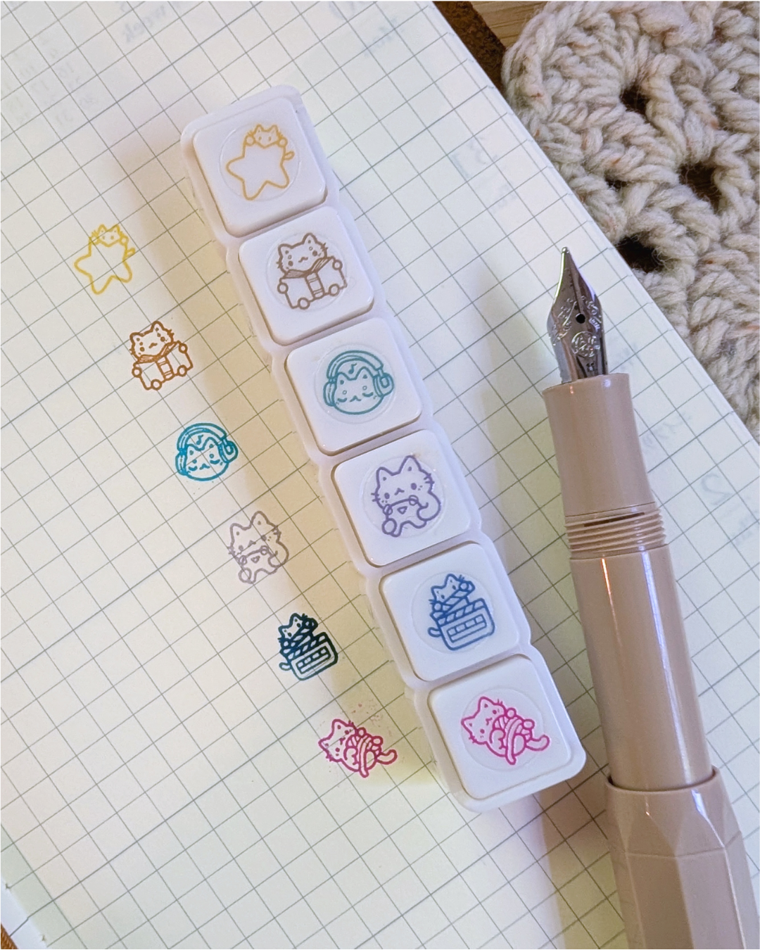 Mini Kitty Hobbies Button Stamps V2