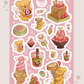 Sakura Desserts Vinyl Sticker Sheet
