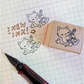 New Ink Day Small Wood Stamp