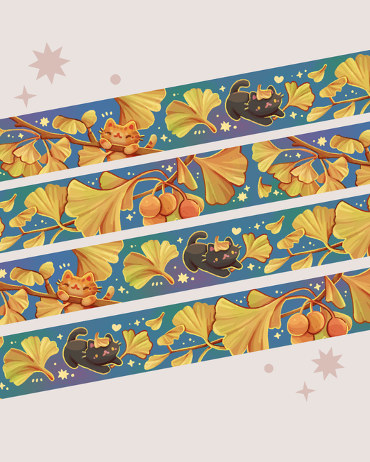 Ginkgo Leaves Washi Tape