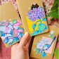 Hydrangea Handpainted Mini Pocket Notebook