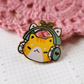 Kitty Headphones Enamel Pin