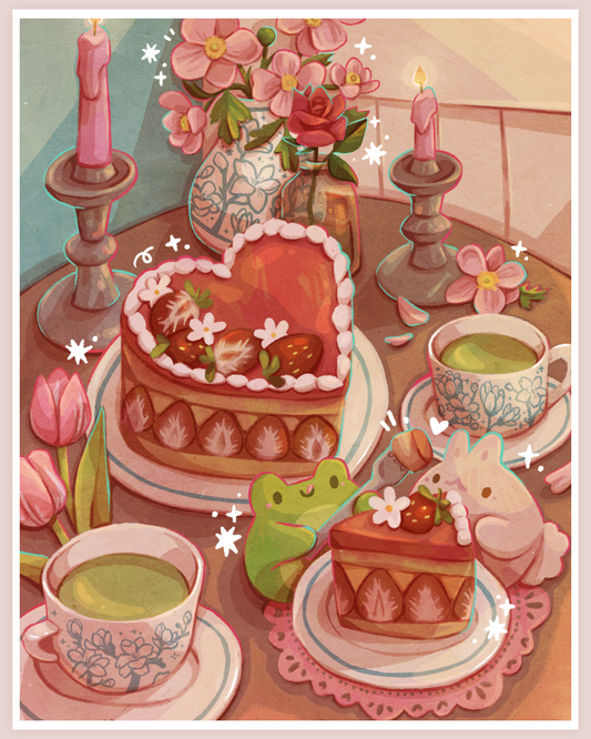 Cake Date Jumbo Art Print