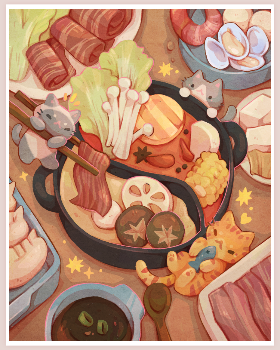 Hotpot Jumbo Art Print