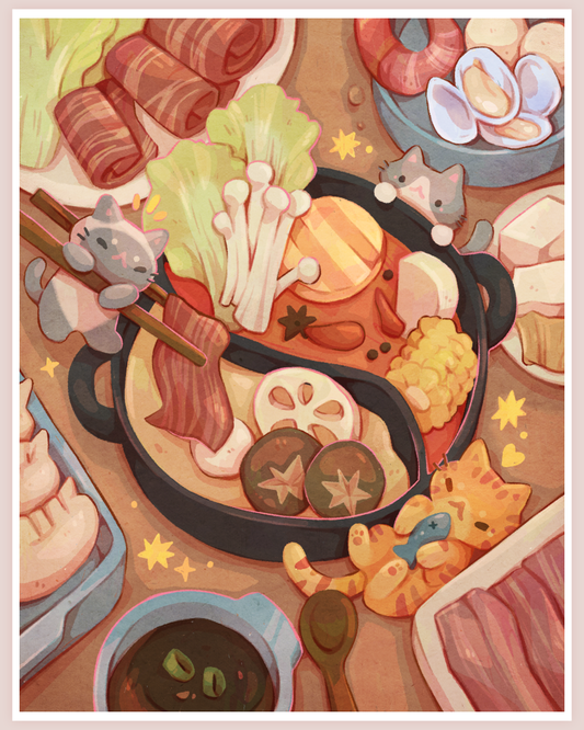 Hotpot Jumbo Art Print
