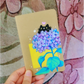 Hydrangea Handpainted Mini Pocket Notebook