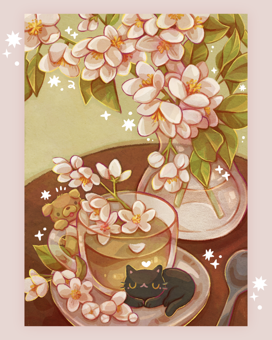 Jasmine Tea Art Print