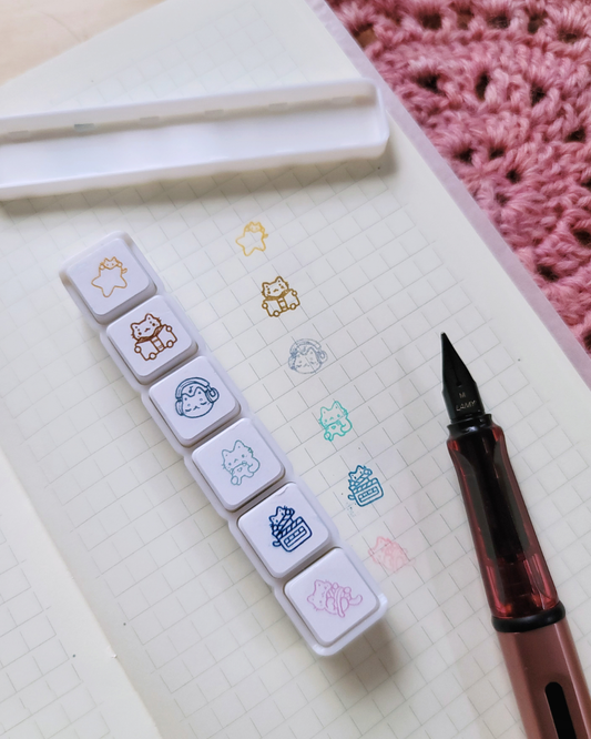 Mini Kitty Hobbies Button Stamps