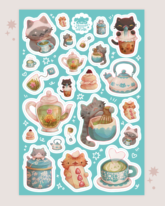 Tea Time Sticker Sheet